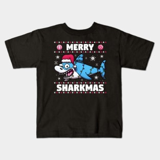 Merry Sharkmas Kids T-Shirt